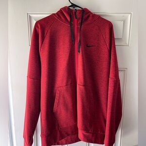 NWT Nike Therma Men's Therma-FIT Full-Zip Fitness Top RED
